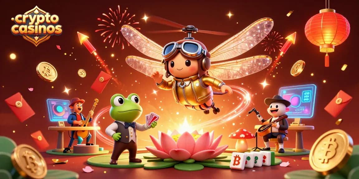 Jouer aux crypto casinos avec des thèmes festifs et des personnages animés pour une expérience ludique.