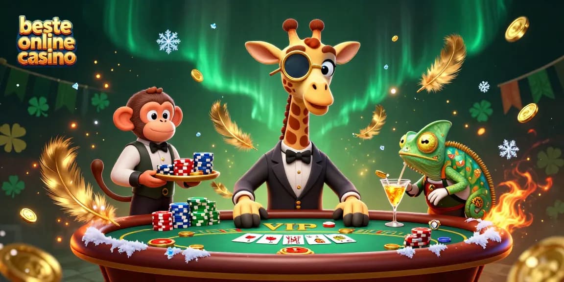Experience the magic of beste online casino with engaging characters enjoying poker action.
