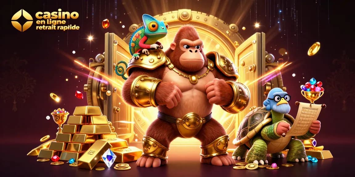 Jouez sur un casino en ligne retrait rapide pour gagner instantanément avec des machines animées.