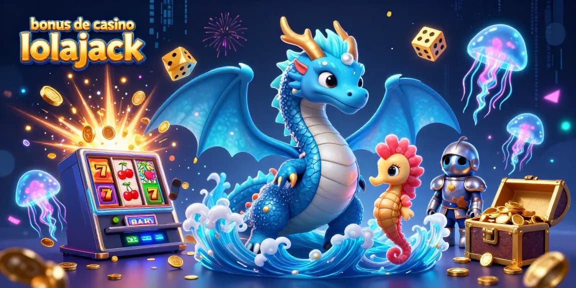 Profitez du bonus de casino lolajack avec une machine à sous spectaculaire et des dragons aquatiques magiques.