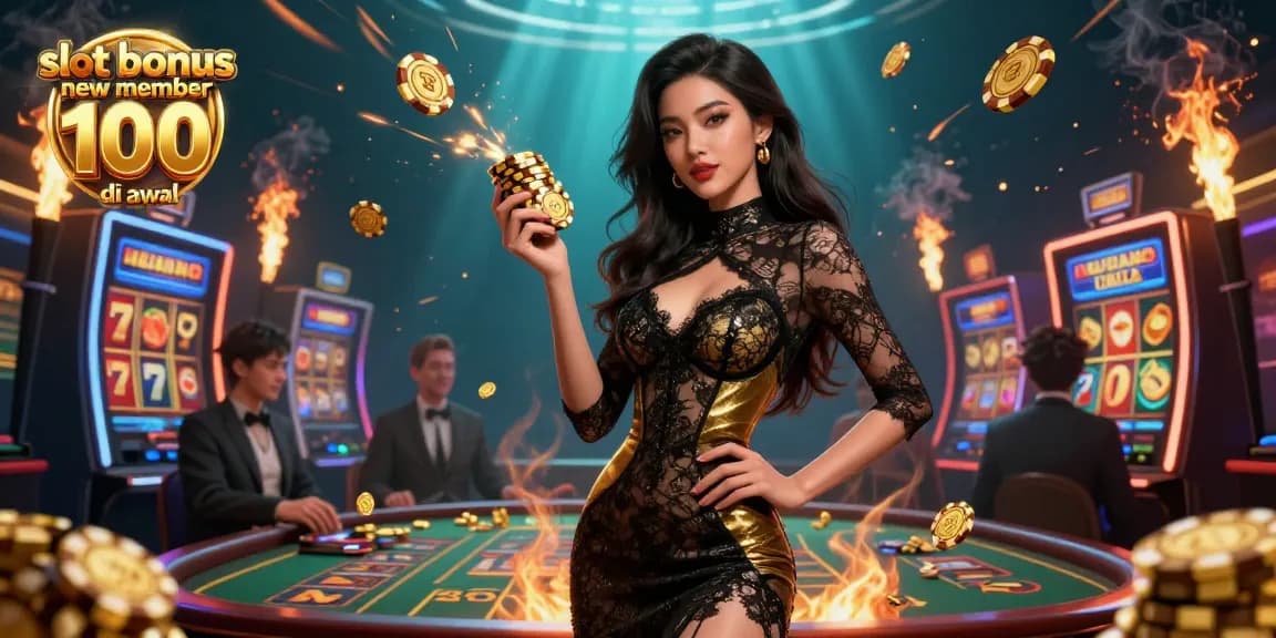 Spin for excitement with slot bonus new member 100 di awal at a glamorous casino.