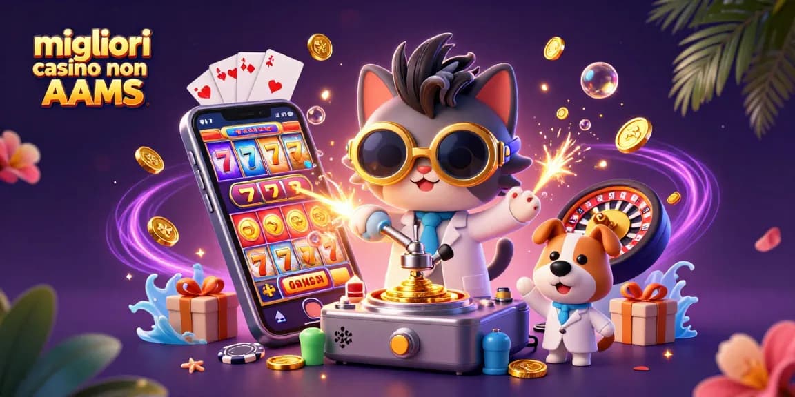 Vivi vincite emozionanti ai migliori casino non AAMS con affascinanti illustrazioni di giochi 3D.