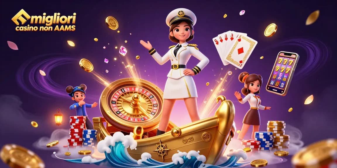 Vinci alla grande nei migliori casino non AAMS con giochi entusiasmanti e visuals straordinarie.