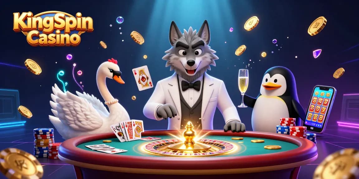 KingSpin Casino játékával egy elegáns világban nyerhetők jackpotok és izgalmas kártyajátékok.
