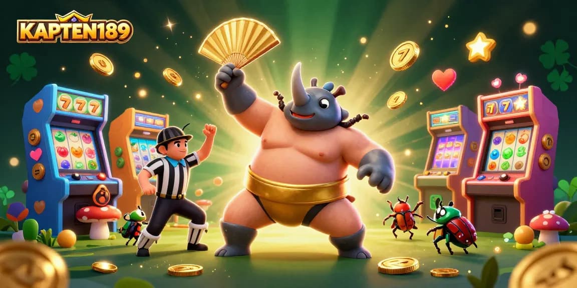 KAPTEN189 menghadirkan pengalaman slot online paling menarik dengan tampilan gulungan dan simbol keberuntungan.