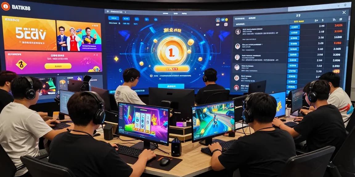 Pengalaman bermain BATIK88 GACOR yang dinamis dengan pemain terlibat dalam permainan online.