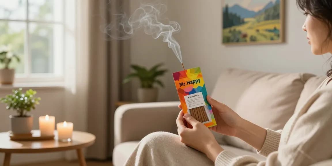 Buy Mr. Happy Potpourri Incense brings inviting aromas to your cozy space.