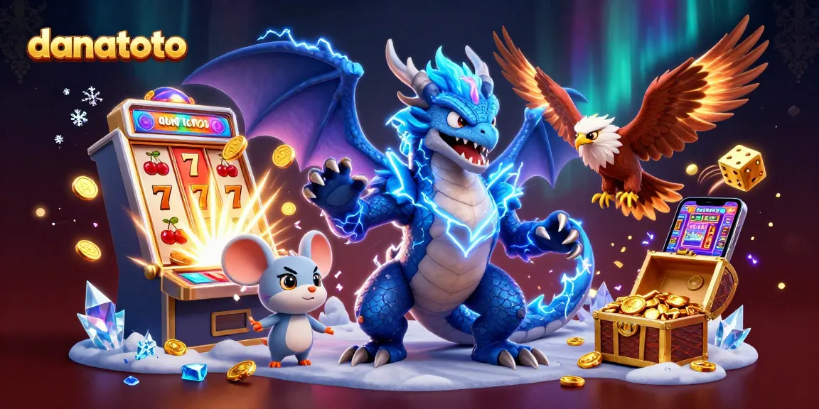 Experience thrilling wins with danatoto's dynamic slot scene featuring fortunes and actions!