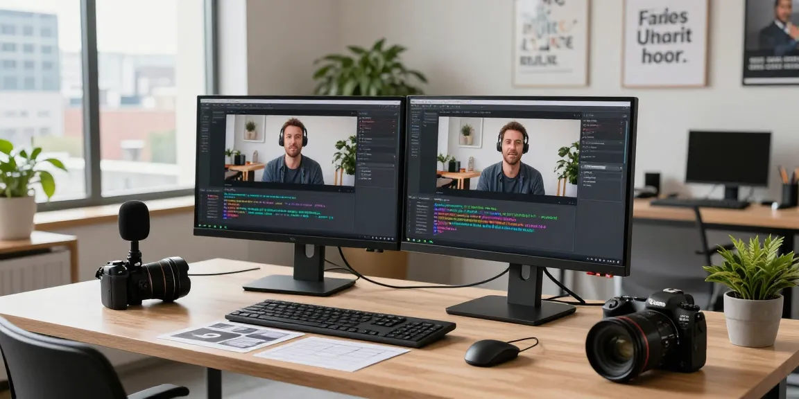 Showcasing a dynamic digital workspace with video prompt ai in action, featuring tools for video content creation and analysis.