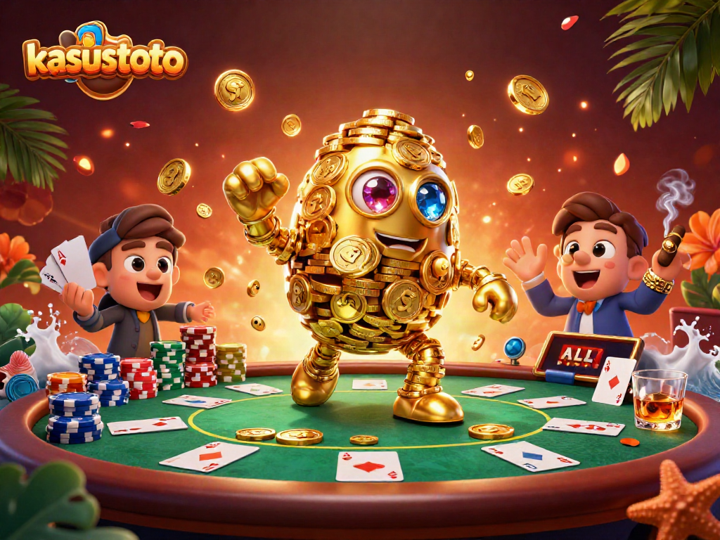 Menang besar di kasustoto dengan karakter golem emas dan elemen kasino yang kaya