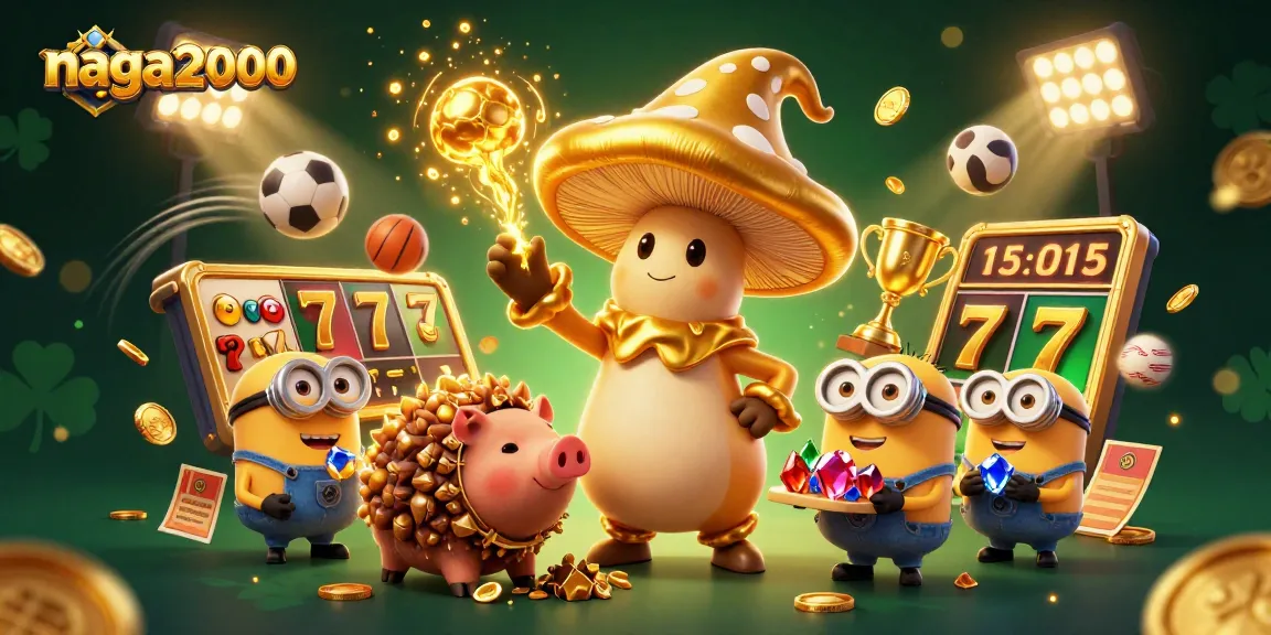 Naga2000 menghadirkan ilustrasi 3D slot seru dengan karakter sihir dan perhiasan berkilau.