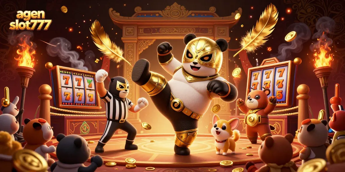 Experience thrilling wins at agen slot777 with a vibrant 3D casino scene filled with excitement.