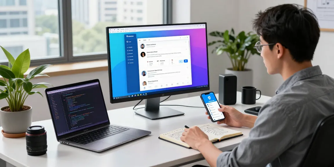 telegram china update insights from a tech workspace featuring Telegram app interface on screen