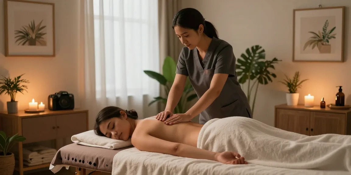 Experience premium 부천출장마사지 in a soothing home atmosphere with a professional therapist.