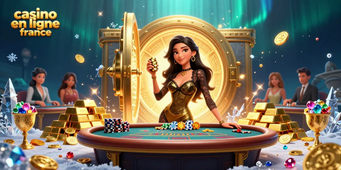 Profitez d'expériences palpitantes de casino en ligne France avec une scène de baccarat glamour et des jetons de haute valeur !