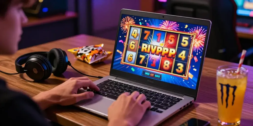 Pengalaman bermain slot777 dengan kemenangan jackpot dan suasana yang meriah.