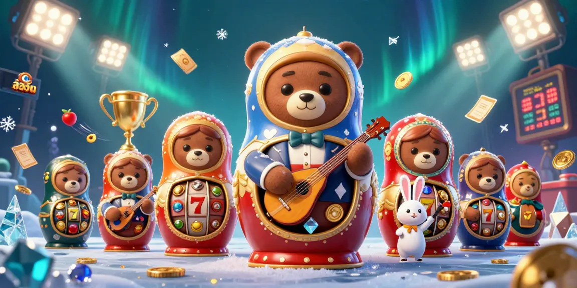 Experience thrilling สล็อต action with vibrant characters and dynamic casino elements in a colorful illustration.